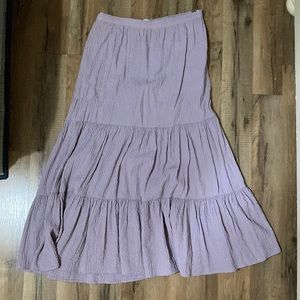 Lavender colored Urban Outfitters midi skirt.